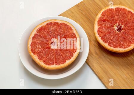 Sliced Grapefruit, by James D Coppinger/Dembinsky Photo Assoc Stock Photo