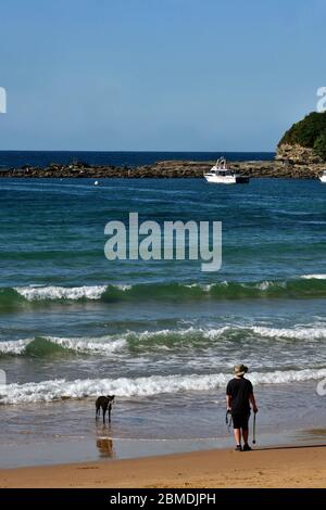 A view of Terrigal Beach on the Central Coast of New South Wales Stock Photo