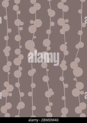 Seamless abstract pattern. Texture of pastel wavy vertical stripes. Stock Vector