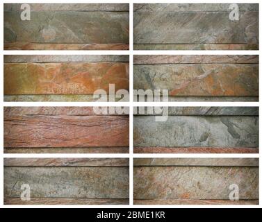 set of stone texture background, Granit texture backgeound, stone texture. Stock Photo