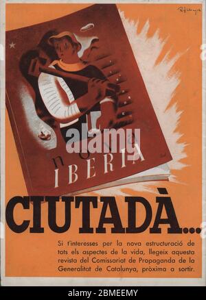 GUERRA CIVIL ESPAÑOLA 1936 - 1939. CARTEL DE PROPAGANDA DEL BANDO  REPUBLICANO Stock Photo - Alamy