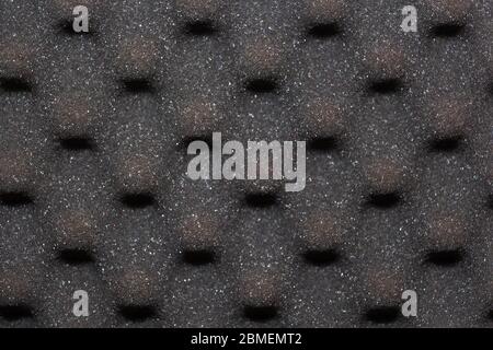 Foam specifically for the walls of a recording Studio. Sound-absorbing and sound-absorbing materials. Stock Photo