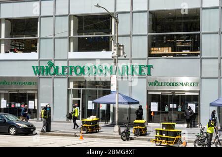 Whole Foods Market at Bryant Park, NYC, USA Stock Photo