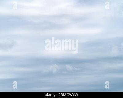 natural background - layered spring gray sky on cloudy day Stock Photo