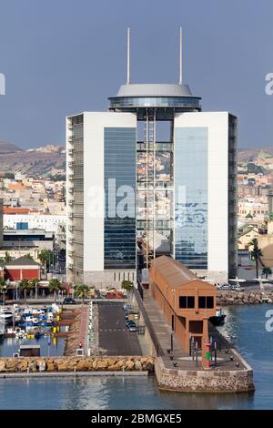 Edificio V Centenario Building in Melilla, Spanish Morocco, Spain Stock Photo
