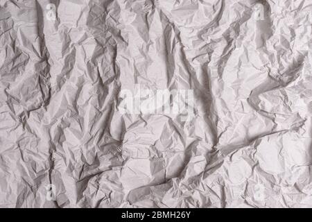 Crumpled Gray Paper Texture. Wrinkled Paper Background with Cracks and  Kinks. Stock Image - Image of garbage, empty: 182273305