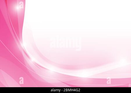 Abstract background pink curve and wave element vector illustration Stock Vector