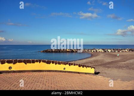 beach of Amantea Calabria Italy Stock Photo
