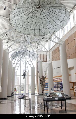 Interior of the Airborne and Special Operations Museum Stock Photo
