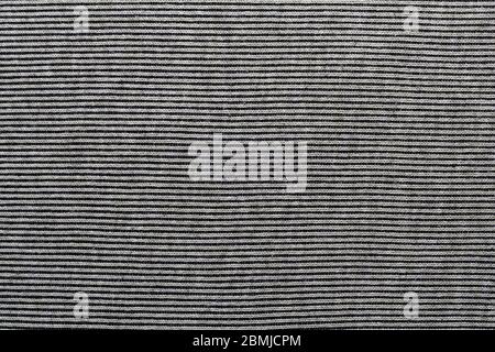 abstract horizontal stripped texture of flat fabric surface Stock Photo