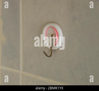 Dirty and broken wall hanger small. A photo was taken on the side. Stock Photo