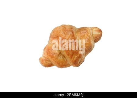 Croissant on white background. Food and drink concept Stock Photo