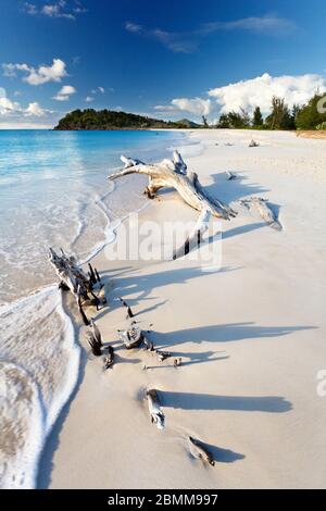 Ffryes Beach in Antigua. Stock Photo