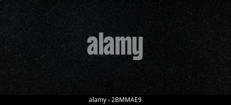 Panoramic black granite surface. Texture background for graphic applications Stock Photo
