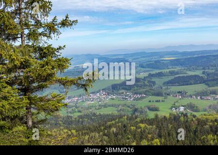 Stolowe Mountains National Park in Kudowa-Zdroj, Poland. A popular destination for trips in Poland. Stock Photo