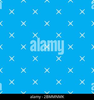 Vector cross stich plus seamless pattern, geometric background. Aim seamless patern. Stock vector illustration Stock Vector