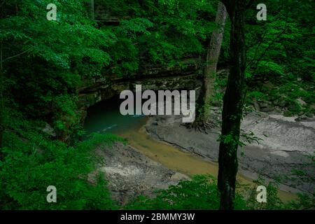River Styx Spring in Mammoth Cave National Park Stock Photo