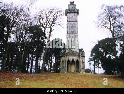 Brizlee Tower near Alnwick Castle Stock Photo