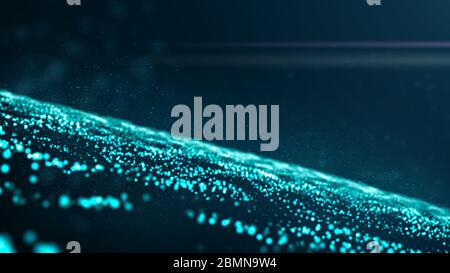 Computer generated graphics. Tech background. Stock Photo