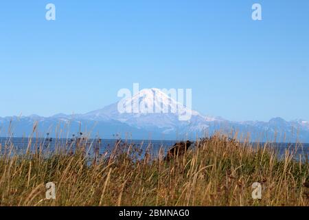 Alaska, Mount Redoubt United States Stock Photo