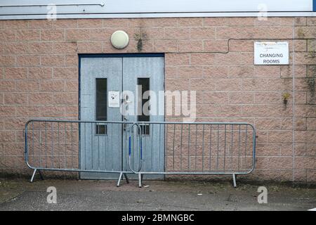 General views around the Falkirk Stadium - Home of Falkirk Football Club - during the Covid-19 (Coronavirus) pandemic. Stock Photo