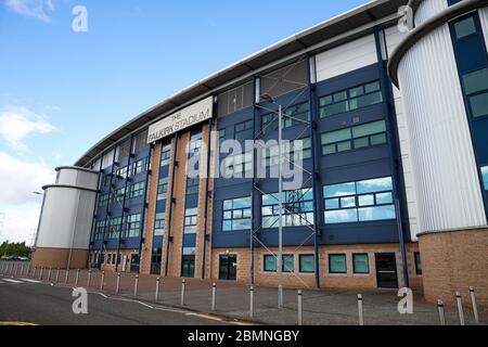 General views around the Falkirk Stadium - Home of Falkirk Football Club - during the Covid-19 (Coronavirus) pandemic. Stock Photo