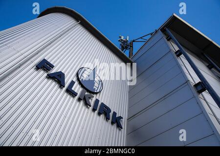 General views around the Falkirk Stadium - Home of Falkirk Football Club - during the Covid-19 (Coronavirus) pandemic. Stock Photo