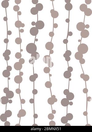 Seamless abstract pattern. Texture of pastel wavy vertical stripes. Stock Vector