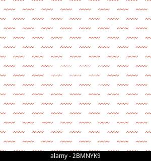 zigzag wave seamless pattern background. Modern stylish texture. Repeating geometric tiles with horizontal zigzag. Stock vector illustration Stock Vector