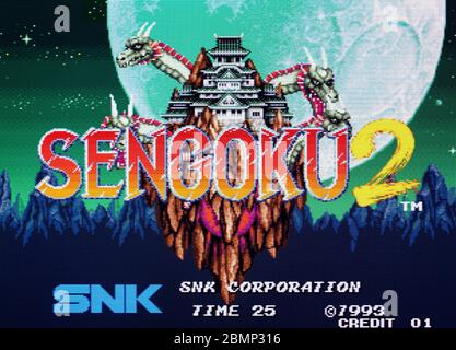 Sengoku 2 - SNK Neo-Geo NeoGeo - Editorial use only Stock Photo