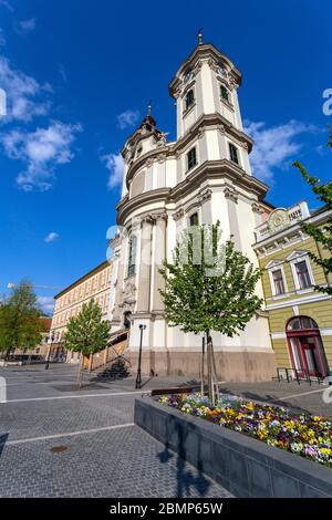 Minorite church in Eger, Hungary Stock Photo