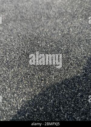 Black street asphalt texture pattern close up Stock Photo