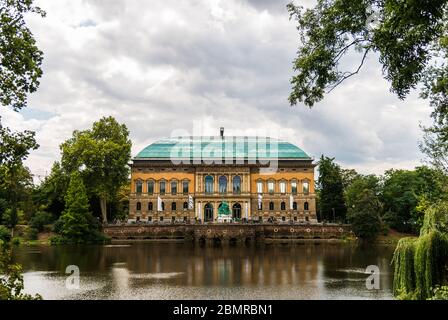 Dusseldorf, Germany - August 13, 2019: Kunstsammlung K21 modern art museum Stock Photo