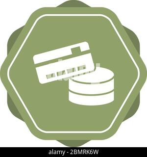 Beautiful Payment method Vector Glyph icon Stock Vector