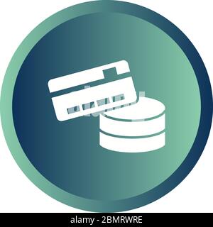 Beautiful Payment method Vector Glyph icon Stock Vector