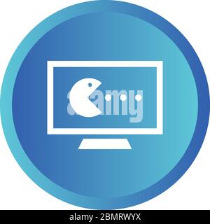 Beautiful Pie chart Vector Glyph icon Stock Vector
