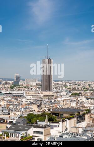 Paris. France - May 15, 2019: View on Modern Skyscraper Hotel of the Hyatt Regency Paris Etoile (formerly Concorde Lafayette). Stock Photo