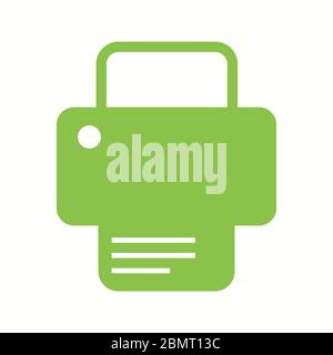 Beautiful Printer Vector Glyph icon Stock Vector