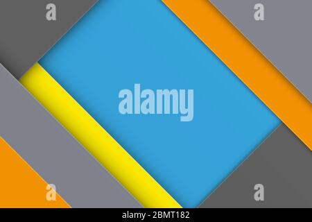 Unusual modern material design Stock Vector