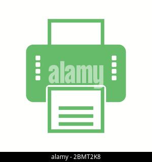 Beautiful Printer Vector Glyph icon Stock Vector