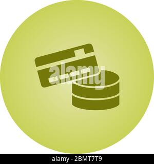 Beautiful Payment method Vector Glyph icon Stock Vector