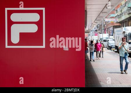 Italian sportswear goods brand Fila store seen in Hong Kong Stock Photo -  Alamy
