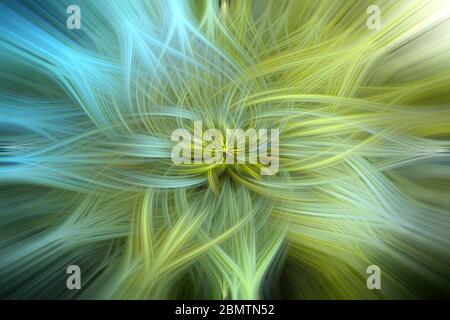 Digital Abstract - Interlocking Twirl Stock Photo