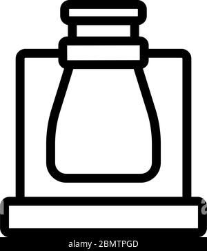 delivered flower vase icon vector outline illustration Stock Vector ...