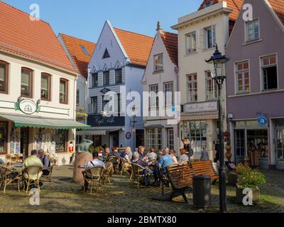 Historisches Stadtviertel Schnoor, Bremen, Deutschland Stock Photo