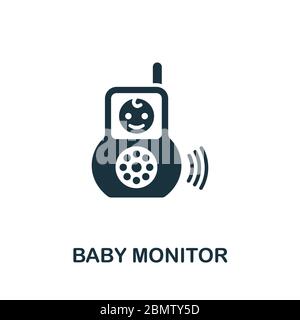 Baby Monitor icon. Simple illustration from wireless devices collection. Creative Baby Monitor icon for web design, templates, infographics and more Stock Vector