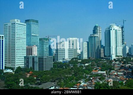 Jakarta Building City View, Cityscapes Stock Photo