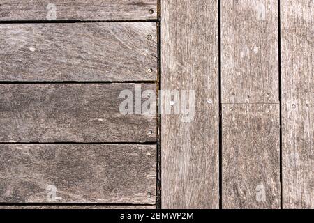 Close up of wood floor with natural pattern texture. Stock Photo