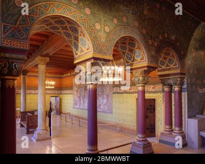 Wartburg, Sängersaal, Eisenach, Thüringen, Deutschland | Wartburg, Eisenach, Thuringia, Germany Stock Photo