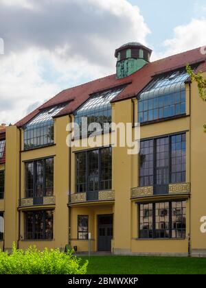 Bauhaus Universität, ehemaliges Ateliergebäude der Großherzoglich-Sächsischen Hochschule für bildende Kunst, Weimar, UNESCO Welterbe, Thüringen, Deuts Stock Photo